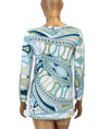 Emilio Pucci Clothing Medium | US 6 Long Sleeve Patterned Tee