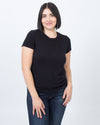 Enza Costa Clothing Medium Casual Black Tee