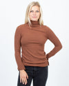 Enza Costa Clothing Small Long Sleeve Ribbed Turtleneck