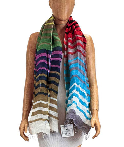 EPICE Accessories One Size Printed Stripe Scarf