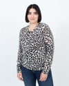 Equipment Clothing Medium Animal Print Cashmere Sweater