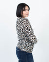 Equipment Clothing Medium Animal Print Cashmere Sweater