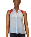 Equipment Clothing XS Silk Oxford Button Down Tank