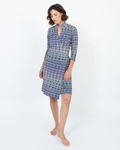 Etcetera by Edmond Chin Clothing XS | US 0 Printed Wrap Dress