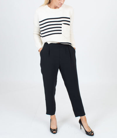 Evam Eva Clothing Medium Silk Slacks with Pockets