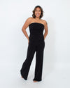 Evo Vorro Clothing Small Black Strapless Jumpsuit