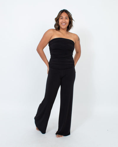 Evo Vorro Clothing Small Black Strapless Jumpsuit