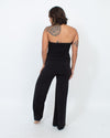 Evo Vorro Clothing Small Black Strapless Jumpsuit