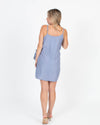 Faithful the Brand Clothing XS | US 2 Sleeveless Pinstripe Wrap Dress