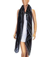 Faliero Sarti Accessories One Size Printed Fringe Trim Rectangle Scarf