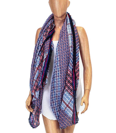 Faliero Sarti Accessories One Size Printed Fringe Trim Rectangle Scarf