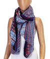 Faliero Sarti Accessories One Size Printed Fringe Trim Rectangle Scarf