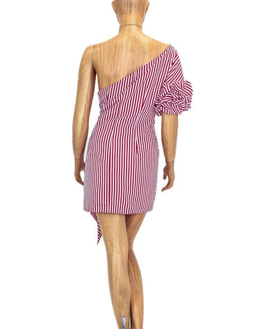 Fame And Partners Clothing Large | US 10 I AUS 14 Off The Shoulder Striped Mini Dress