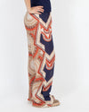 Farm Rio Clothing Small Linen Blend Patterned Pants