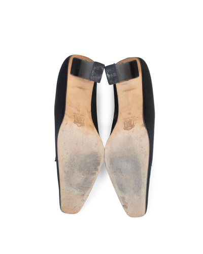 Fendi Shoes Medium | 7 Black Linen Heels