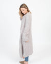 Flannel Clothing Small Long Fur Cardigan