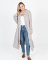 Flannel Clothing Small Long Fur Cardigan