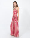 Flynn Skye Clothing Small Striped Wrap Dress