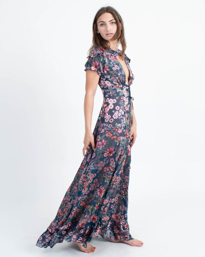 For Love & Lemons Clothing Small "Flora" Floral Maxi Dress