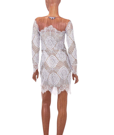 For Love & Lemons Clothing Small Long Sleeve Fitted Lace Dress