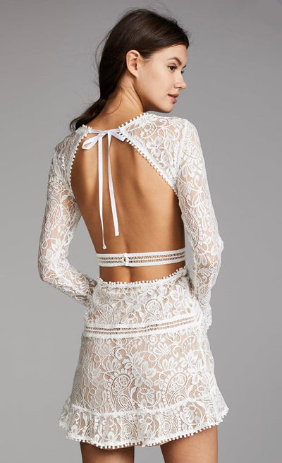 For Love & Lemons Clothing Small Long Sleeve Lace Dress