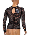 For Love & Lemons Clothing XS Lace Long Sleeve Blouse