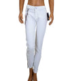for4 Clothing Small | US 26 201 IRIS Crop Zip Natural Skinny Leg Jeans