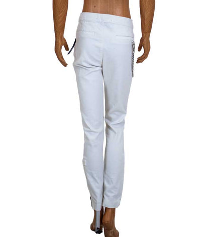 for4 Clothing Small | US 26 201 IRIS Crop Zip Natural Skinny Leg Jeans