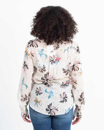 Forte_Forte Clothing XS | US 0 Printed Sheer Button Down