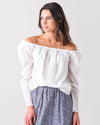 FRAME Clothing Small "Billow" Off The Shoulder Top