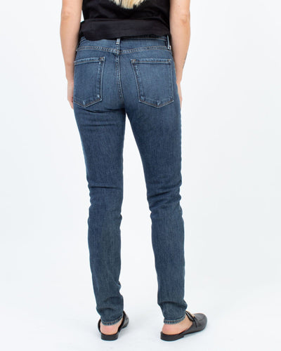FRAME Clothing Small | US 26 "Le Garcon" Distressed Skinny Jeans