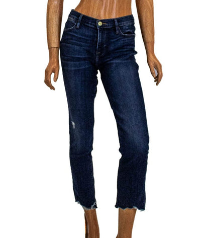 FRAME Clothing Small | US 26 "Le High Straight" Distressed Jean
