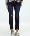FRAME Clothing Small | US 26 "Le High Straight" Distressed Jean
