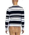 FRAME Clothing XS Striped Fitted Long Sleeve Top