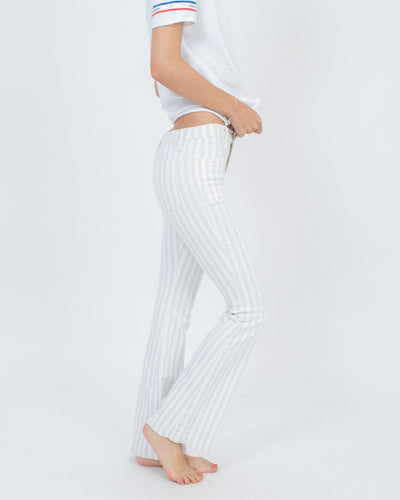 FRAME Clothing XXS | US 23 Striped Flared Jeans