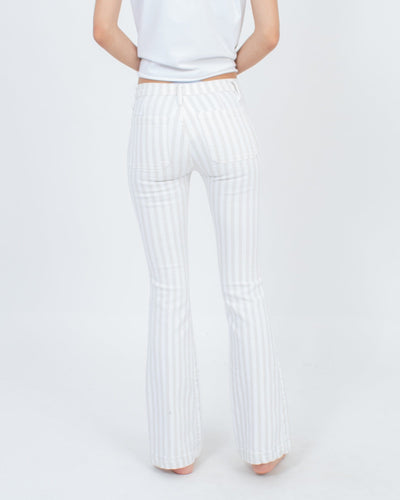 FRAME Clothing XXS | US 23 Striped Flared Jeans