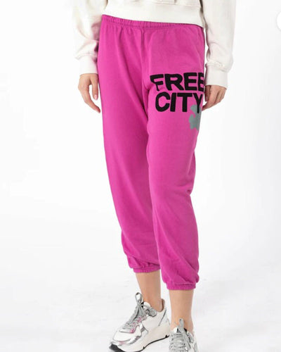 Free City Clothing XS Pink Sweatpants