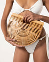 GAIA Bags One Size "Ark Small" Bamboo hand bag
