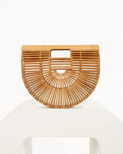 GAIA Bags One Size "Ark Small" Bamboo hand bag