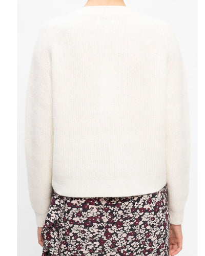 GANNI Clothing Small Ribbed V-Neck Cardigan
