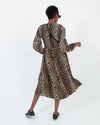 GANNI Clothing Small | US 4 I FR 36 Animal Print Midi Dress