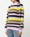 GANNI Clothing Small Wool Blend Striped Sweater