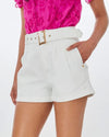 Generation Love Clothing Small White Belted Shorts