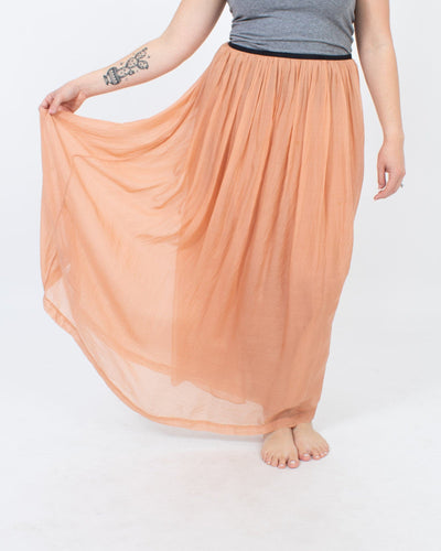 Giada Forte Clothing Large Silk Maxi Skirt