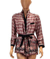 Giada Forte Clothing Medium Silk Belted Blazer