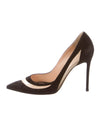 Gianvito Rossi Shoes Medium | 8.5 I 38.5 "Amber" Suede Mesh Pump
