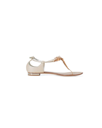 Giuseppe Zanotti Shoes Small | US 7 Metallic T-Strap Sandals