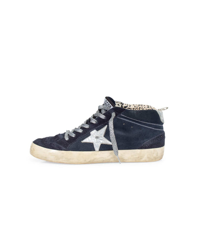 Golden Goose Shoes Large | US 9 Navy "Midstar" Sneakers