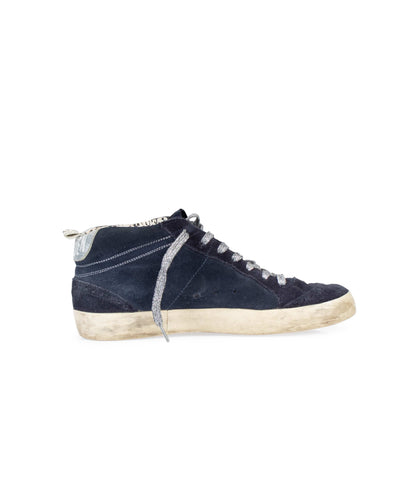 Golden Goose Shoes Large | US 9 Navy "Midstar" Sneakers