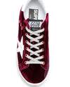 Golden Goose Shoes Medium | 8 "Superstar" Burgundy Velvet Sneakers